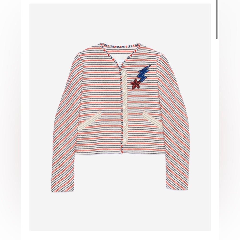 Sandro Multicolor Embellished Jacket